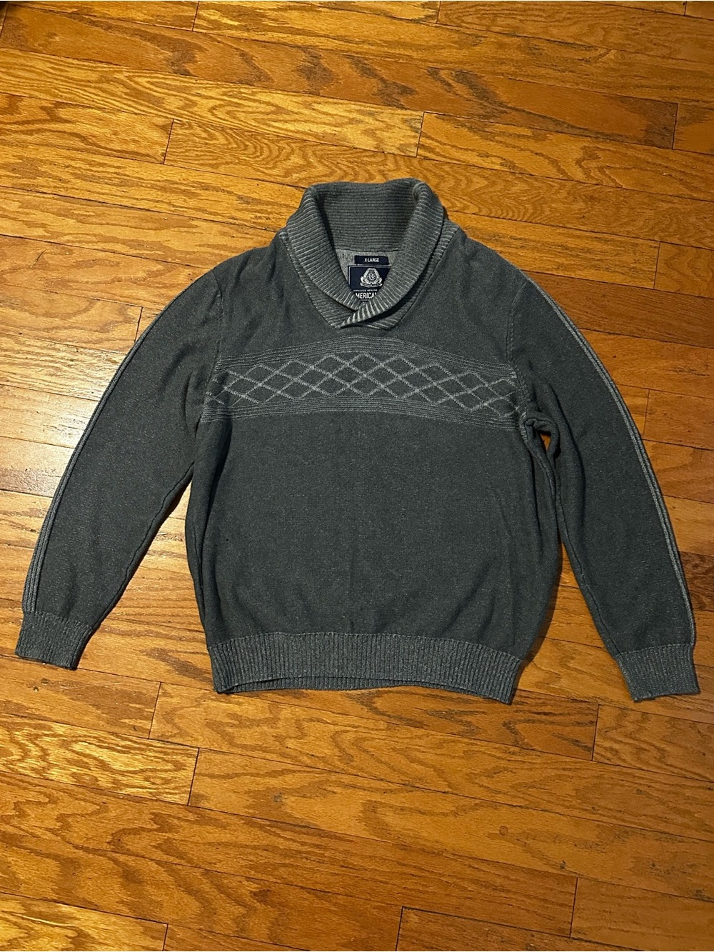 American Rag Men's Dark Gray Turtleneck Sweater